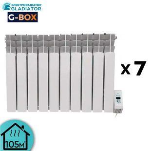 Система опалення електрична G7-BOX 105 з радіаторами Gladiator (7 кВт) 31351 фото