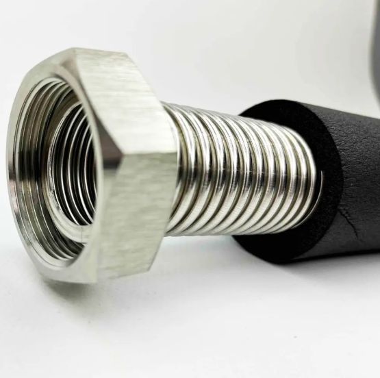 Шланг металлический гибкий нержавеющая сталь 1 1/2&rdquo;, 4бар FLEXY ECO-FLEX HT 65см (без кріплень) 314750 фото