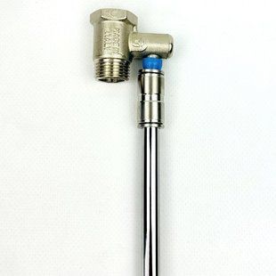 Запобіжний клапан зі зливною трубкою хром (0,5 м) без ручки (8bar) Boiler Series KVANT 32397 фото