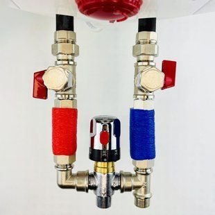 Комплект подключения Double MINI A.15 Boiler Series 1/2" KVANT KV31273 фото