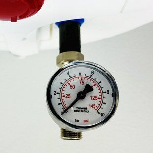 Манометр 10 бар 1/2" з накидною гайкою Boiler Series KVANT 31955 фото