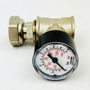 Манометр 10 бар 3/4" з накидною гайкою Boiler Series KVANT 32381 фото