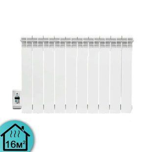 Електрорадіатор ELECTRO.10SL, стандарт 500/96 (168Вт) програматор зліва 950Вт з настінними кріпленнями 23955L фото