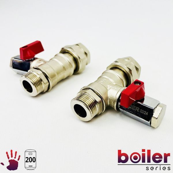 Набор для бойлера, водонагревателя MINI А2 с американками 3/4 Boiler Series KV32399 фото
