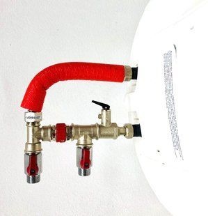 Комплект подключения 10.2 MONO Boiler Series универсальный гибкий м/ось 80-130 мм (клапан) 1/2" KVANT KV00BS102T фото