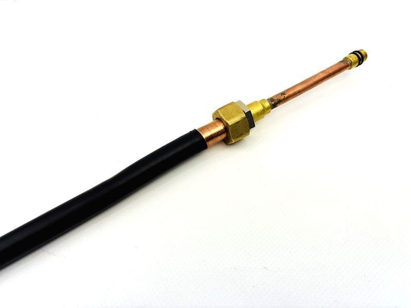 Комплект шлангів М10-1/2"В мідний 35см (0,35м) FLEXY CUPRUM (2шт) 32446 фото
