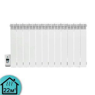 Электрорадиатор ELECTRO.12SL+ плюс 500/100 (200Вт) программатор слева 1500Вт с настенными креплениями 28476L фото