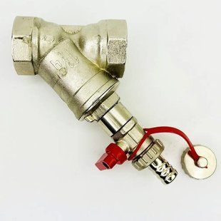 Фільтр механічного очищення 1 1/4" ВВ зі зливом 1/2" нікель KVANT Dis 32084 фото