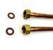 Комплект шлангов М10-1/2 "В медный 85см (0,85м) FLEXY CUPRUM (2шт) 32456 фото 3
