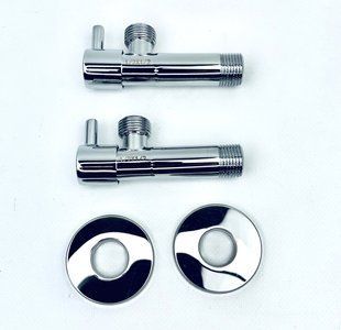 Комплект приборних кранів 1/2" кутових 33 (2шт) Boiler Series KV23315 фото