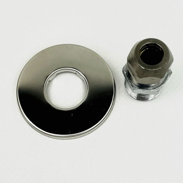 Розетка хром для трубки 10 мм 1/2" ЗР Boiler Series KVANT 32079 фото