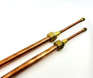 Комплект шлангів М10-1/2"В мідний 100см (1м) FLEXY CUPRUM (2шт) 32459 фото