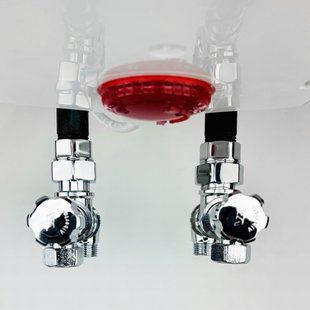 Набор для водонагревателя бойлера с предохранительным клапаном MAXI A2T хромированный угловой Boiler Series KV31304 фото