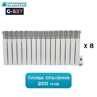 G-SET 200 система отопления коммерческая электрическая 12кВт (16Тх8) Gladiator 30907 фото