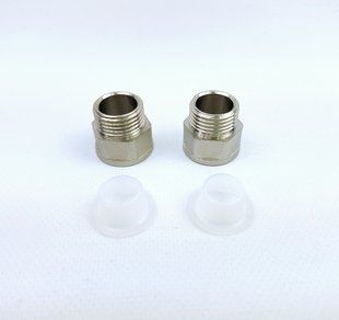 Комплект подовжувачів 1/2" 15мм нікель з прокладками Boiler Series KV00BSN12 фото
