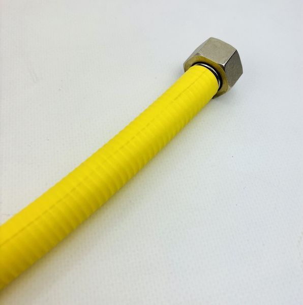 Шланг для газу ПВХ ізоляцією 40см 1/2" ВВ FLEXY GAS 32594 фото